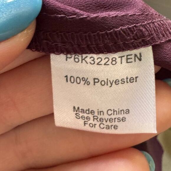 Parker NWT Cordovan Overlay Lace Dress Sleeveless Mini Burgundy Size Medium - Picture 10 of 12